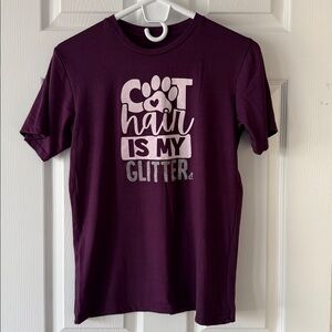 Cat Hair is my glitter Graphic T-Shirt
